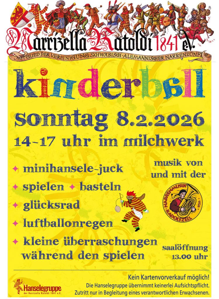 Kinderball Plakat 2026